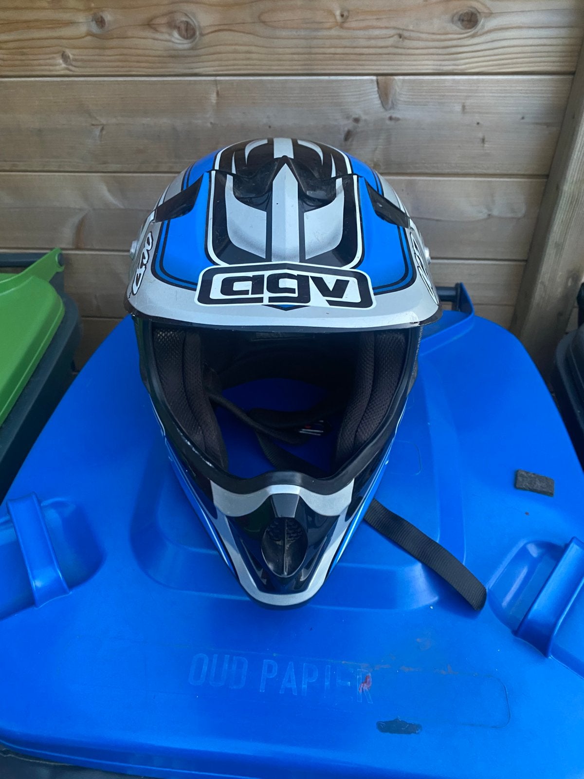 Motorcross helm . Maat L ., Ophalen, Tweedehands, Offroadhelm, Overige merken