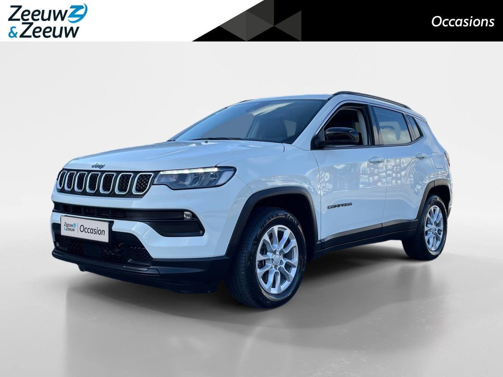 Jeep Compass 4xe 190 Plug-in Hybrid Electric Limited Lease E, Auto's, Automaat, 12 maanden, Euro 6, Leder en Stof