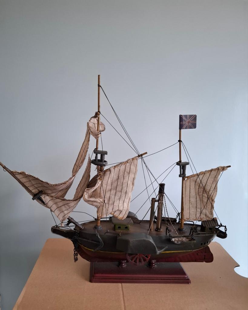 Een model boot decoratie bootje nieuw, Ophalen, Nieuw, 1:50 tot 1:200
