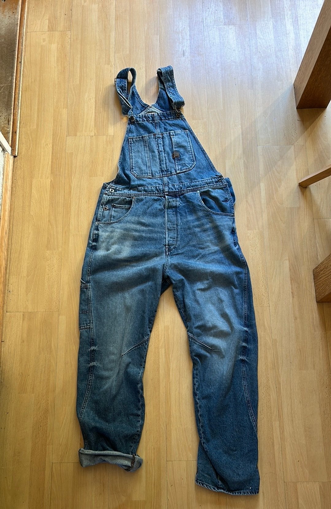 Vintage tuinbroek G-star Raw, Ophalen of Verzenden, Zo goed als nieuw, Blauw, W40 - W42 (confectie 56/58)