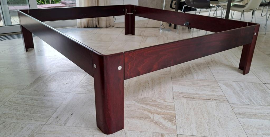 Auping Aronde bed 160x200 kersen met verstelbare bodems, Tweepersoons, Ophalen of Verzenden, 200 cm, 160 cm