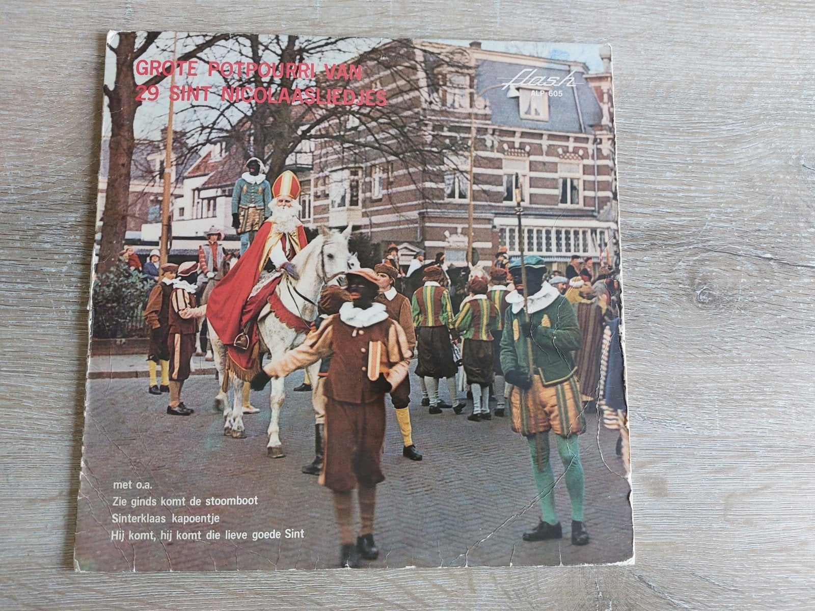 LP grote potpourri van 29 sint nicolaasliedjes zwarte piet, Diversen, Ophalen of Verzenden, Gebruikt