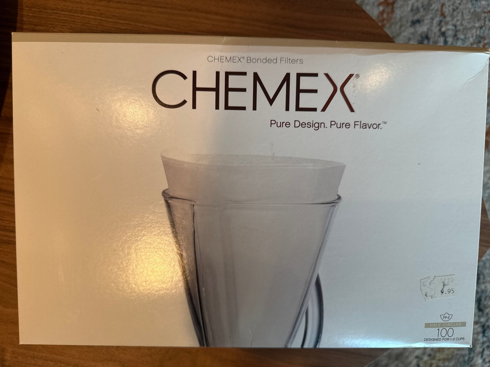 CHEMEX Bonded Filters - 100 stuks voor 1-3 kops koffie, Overige typen, Nieuw, Papier/karton, Ophalen of Verzenden