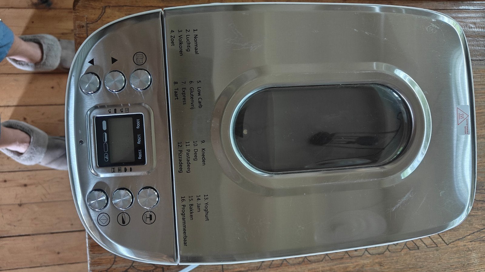 SilverCrest Broodbakmachine met 16 programma's, Witgoed en Apparatuur, Broodbakmachines, Met timer, Kijkvenster, 800 tot 1200 gram deeg