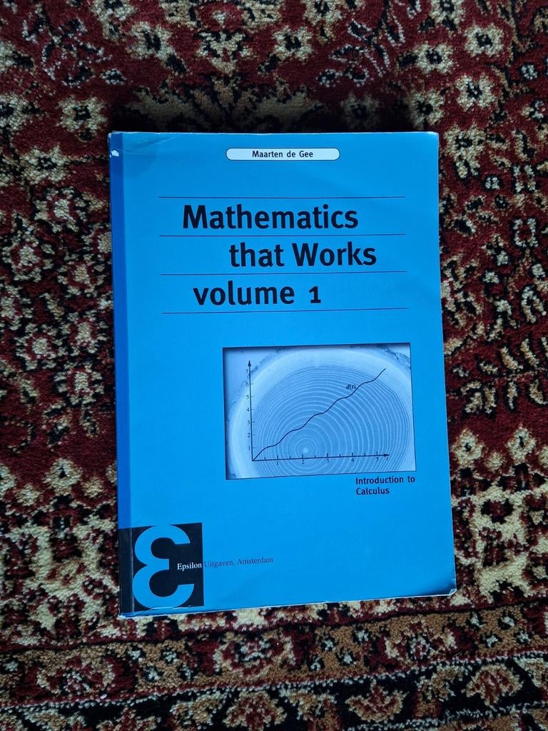 Mathematics that works volume 1, Boeken, Ophalen of Verzenden, Zo goed als nieuw, Natuurwetenschap, Maarten de Gee
