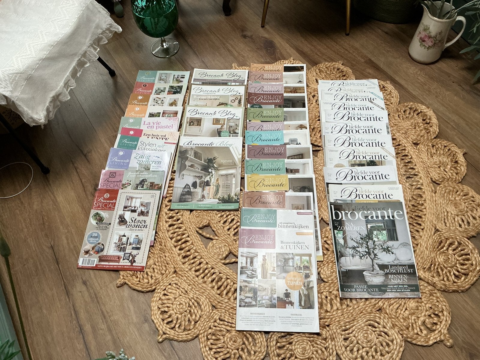 38 Prachtige Brocante Tijdschriften - Inspiratie & Verzameli, Boeken, Ophalen of Verzenden, Zo goed als nieuw, Overige typen