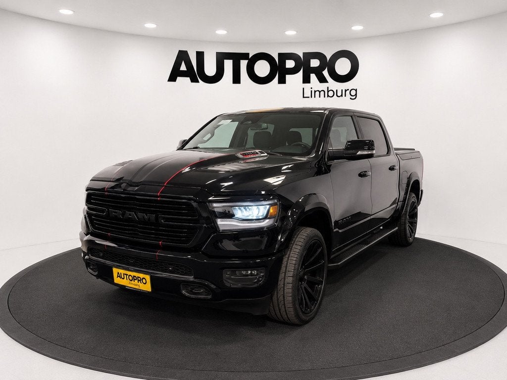 Dodge Ram 1500 5.7 V8 4x4 Crew Cab 5'7 Limited Hulk pakket, Auto's, Dodge, Automaat, Gebruikt, 5654 cc, Zwart