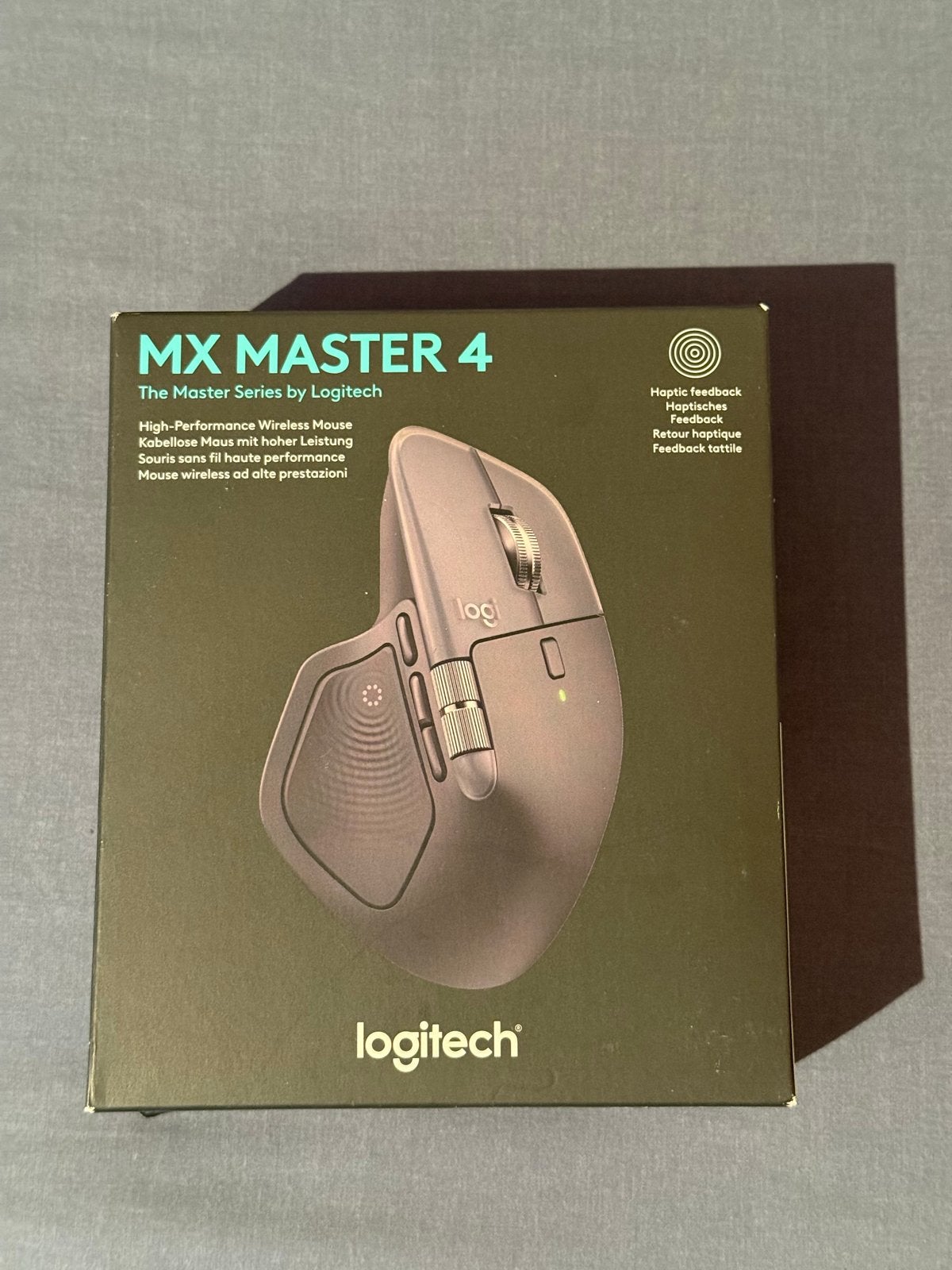 Logitech MX Master 4 High-Performance Draadloze Muis, Rechtshandig, Muis, Ergonomisch, Nieuw