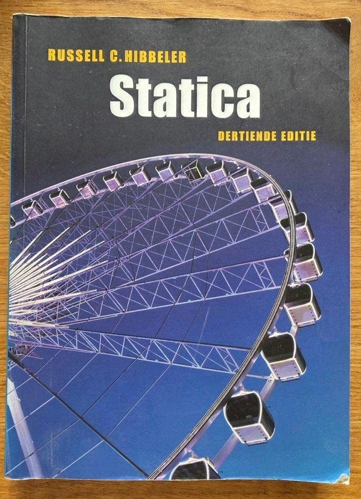 Statica - Russell C. Hibbeler - Dertiende Editie, Boeken, Ophalen of Verzenden, Beta, HBO, Russell C. Hibbeler