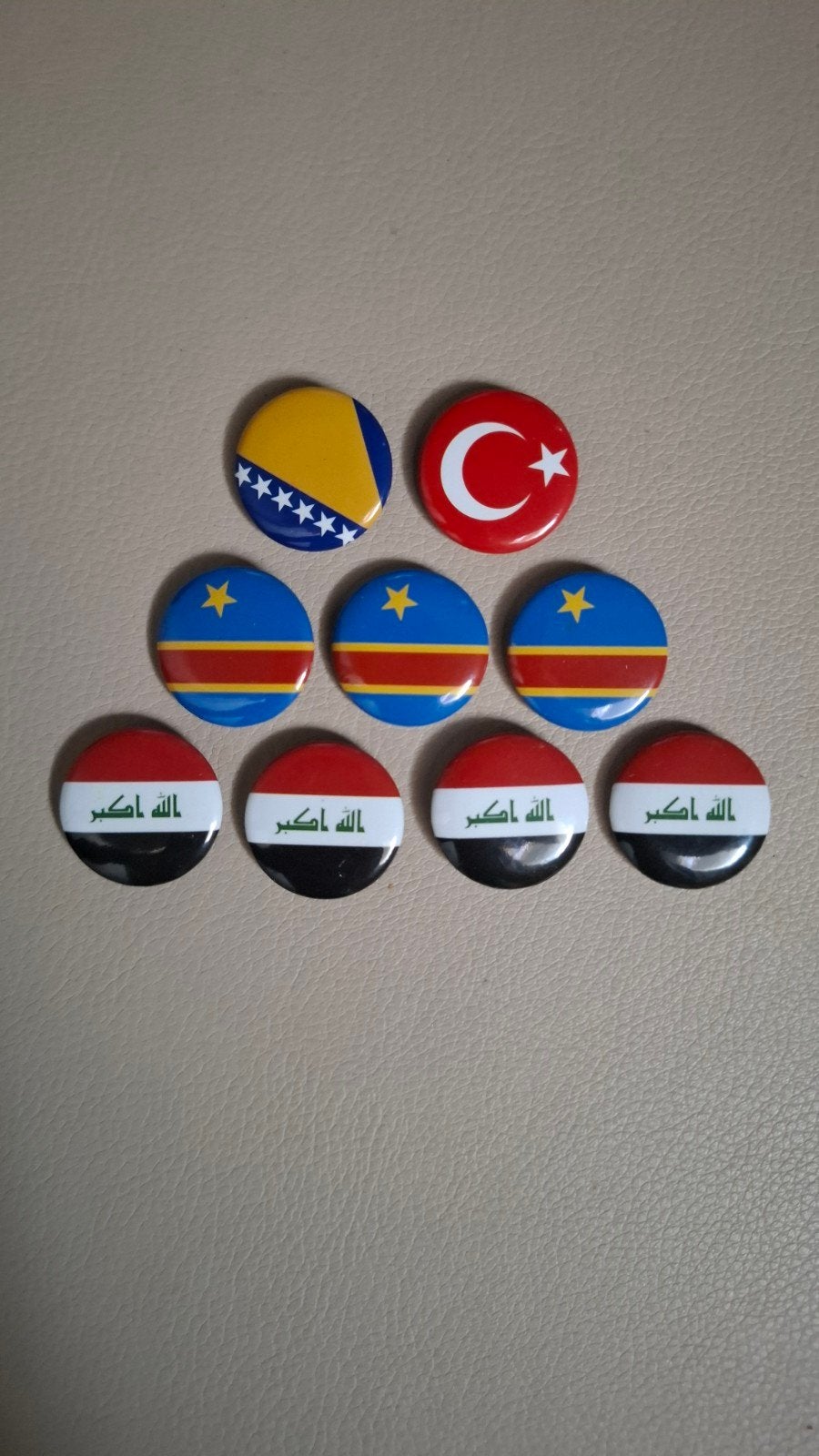 WK buttons per stuk €5,00., Ophalen of Verzenden, Nieuw, Overige onderwerpen, Button