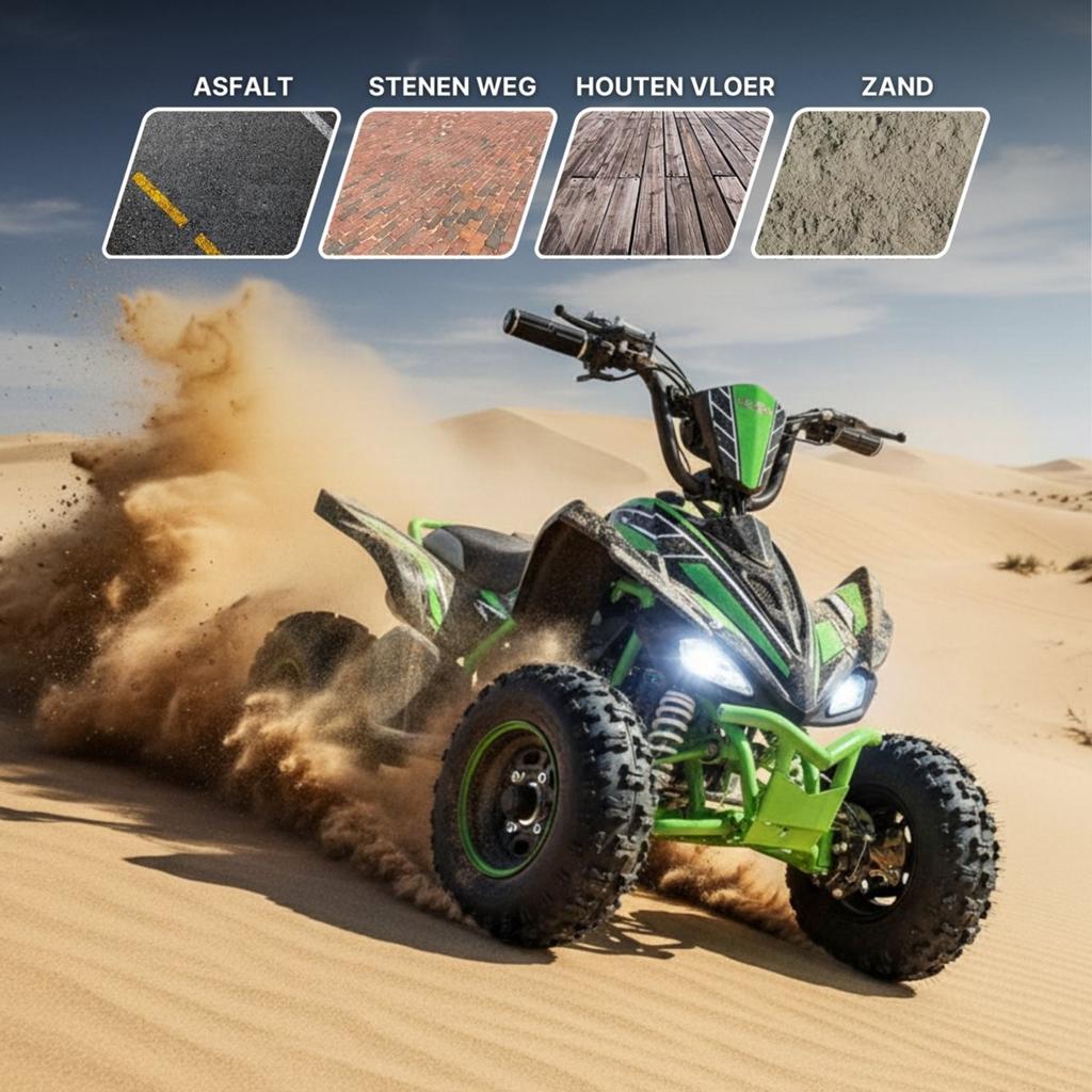 800 wat kinderquad quad crosser buiten plezier, Ophalen of Verzenden, Nieuw