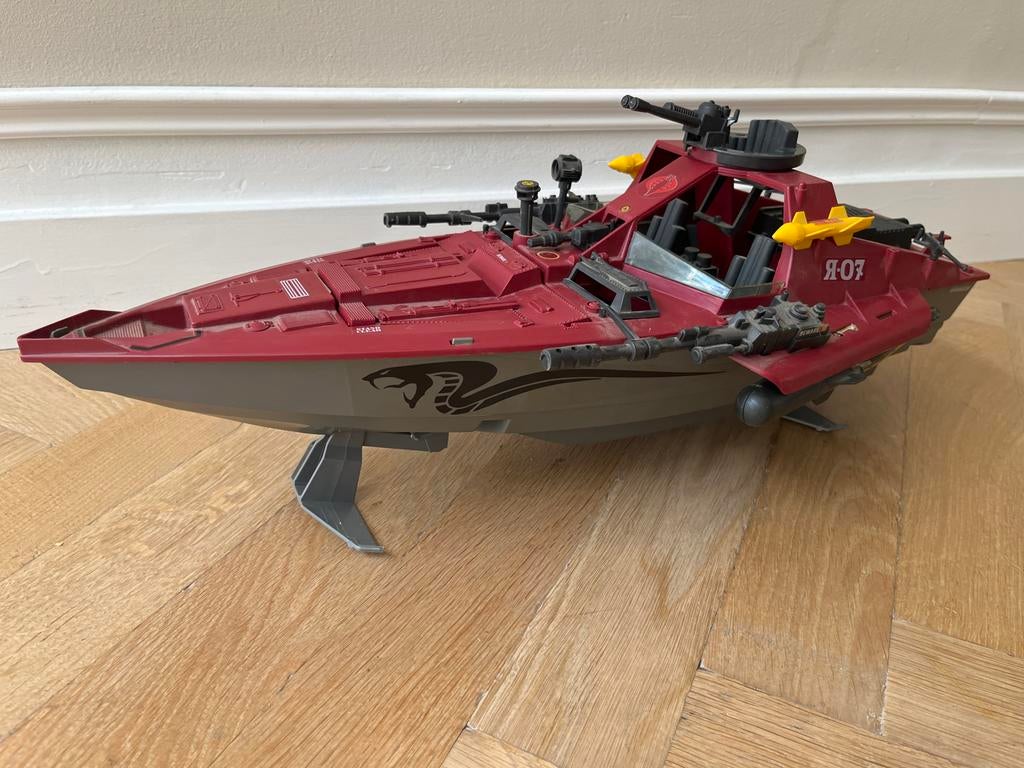 G.I. Joe Cobra Hydrofoil Moray - Vintage Speelgoedboot, Kinderen en Baby's, Speelgoed | Actiefiguren, Ophalen of Verzenden, Gebruikt