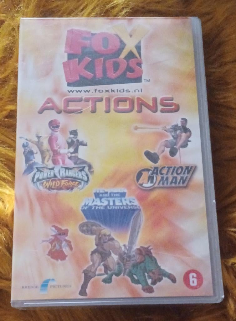 Vhs fox kids actions, Cd's en Dvd's, VHS | Kinderen en Jeugd, Alle leeftijden, Verzenden, Zo goed als nieuw