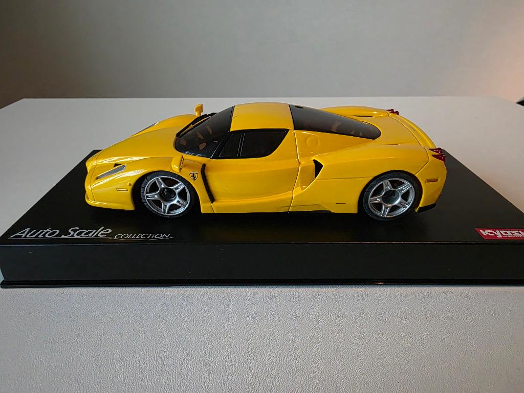 Kyosho Ferrari Enzo Mini-Z ASC Geel, Ophalen of Verzenden, Nieuw, Overige schalen, Auto onroad