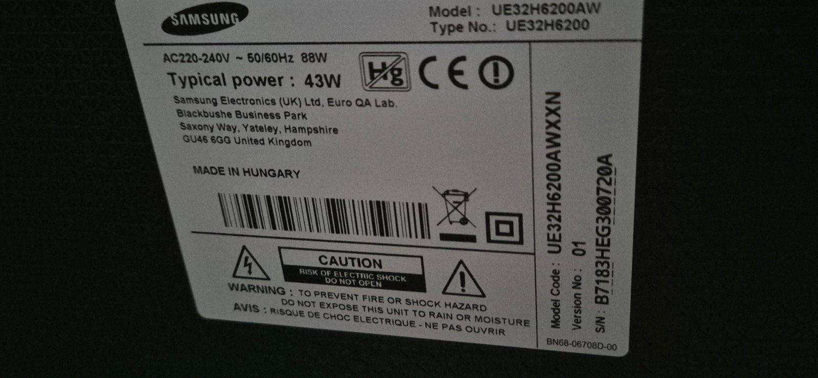 Samsung Smart TV inclusief afstandsbediening, Ophalen, 120 Hz, 80 tot 100 cm, Samsung