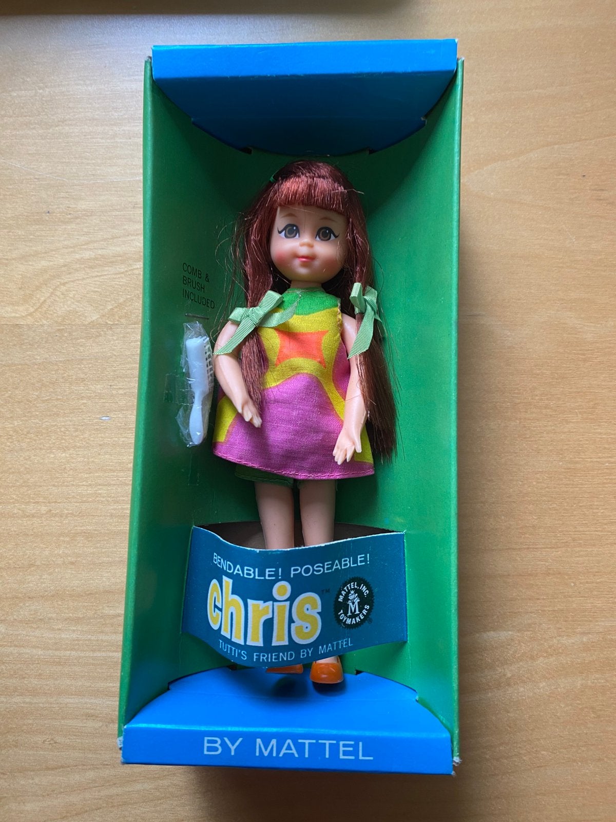 Vintage Barbie Chris Tutti Todd friend mint in box 1967, Verzenden, Zo goed als nieuw, Fashion Doll