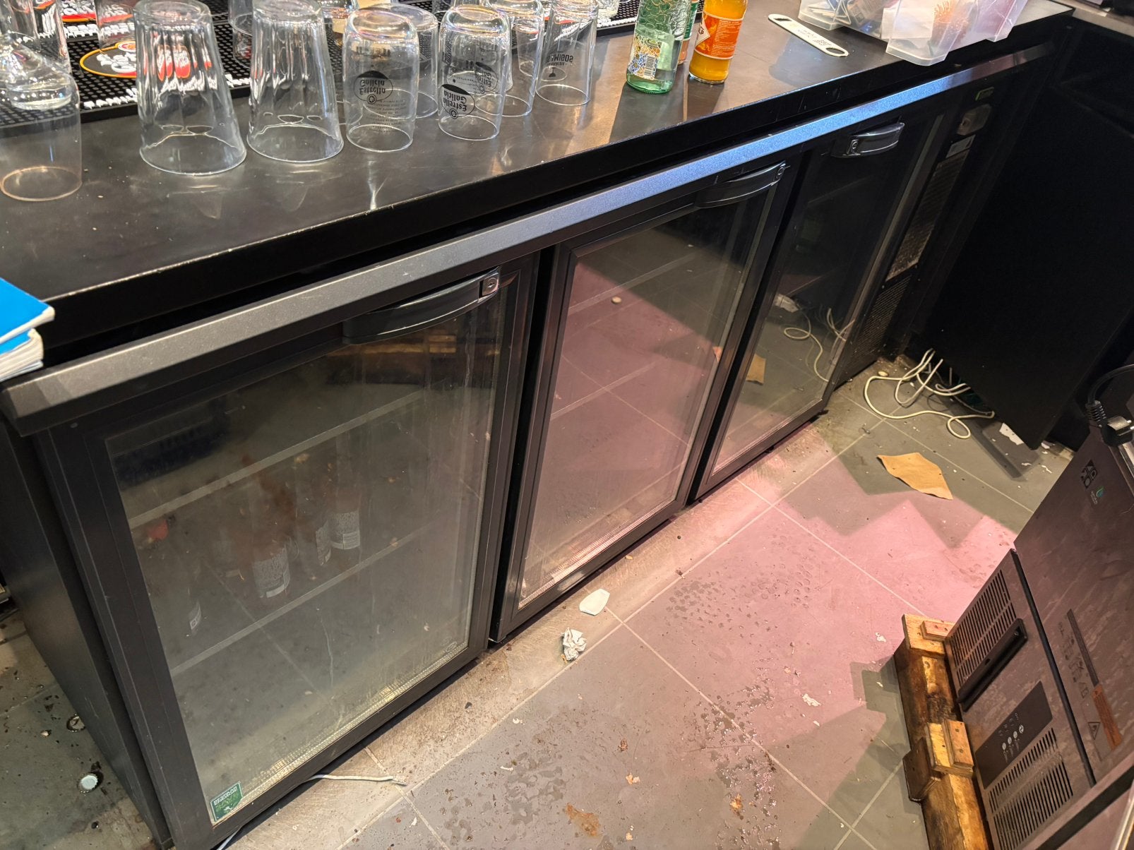 Gamko 3-glasdeurs flessenkoeling, Ophalen, Zo goed als nieuw