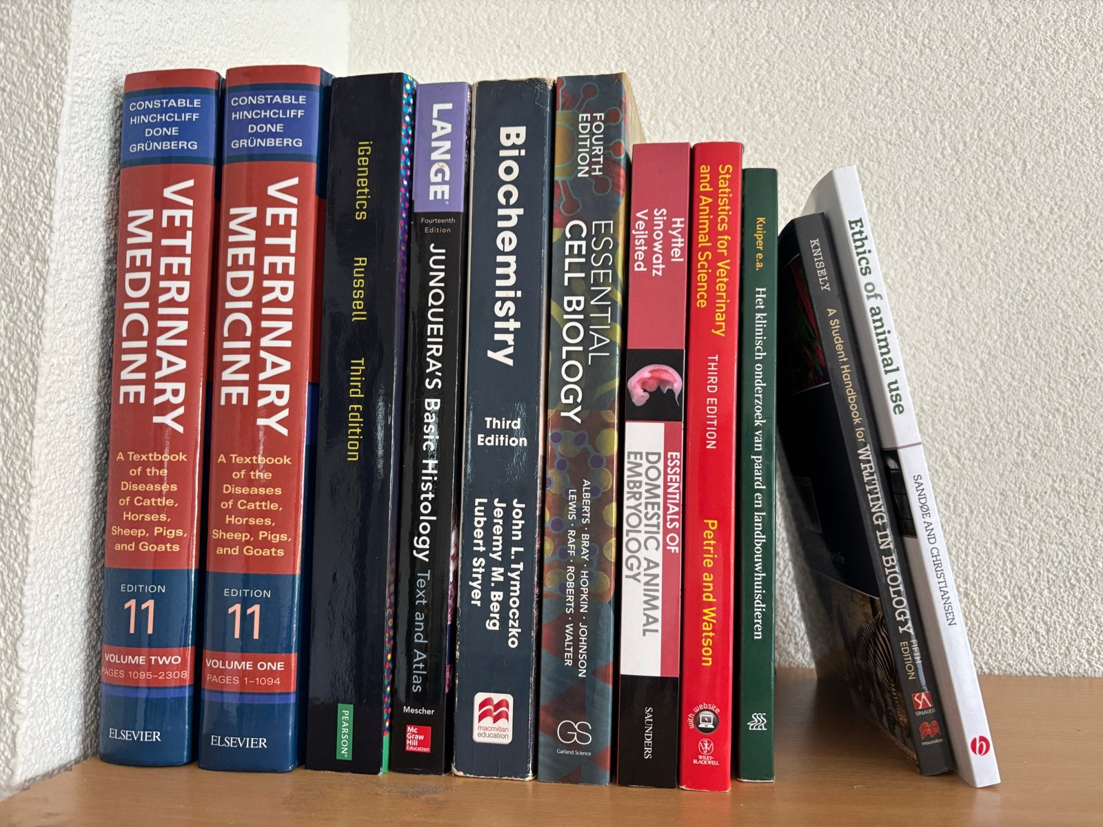 Diverse studieboeken voor diergeneeskunde en biologie, Ophalen, Beta, Gelezen, HBO