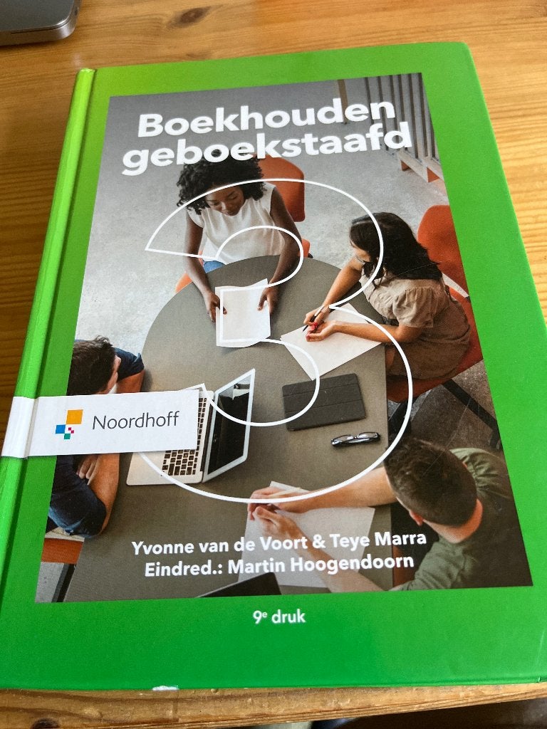 Boekhouden geboekstaafd 9e druk (3), Boeken, Ophalen of Verzenden, Beta, Zo goed als nieuw, WO