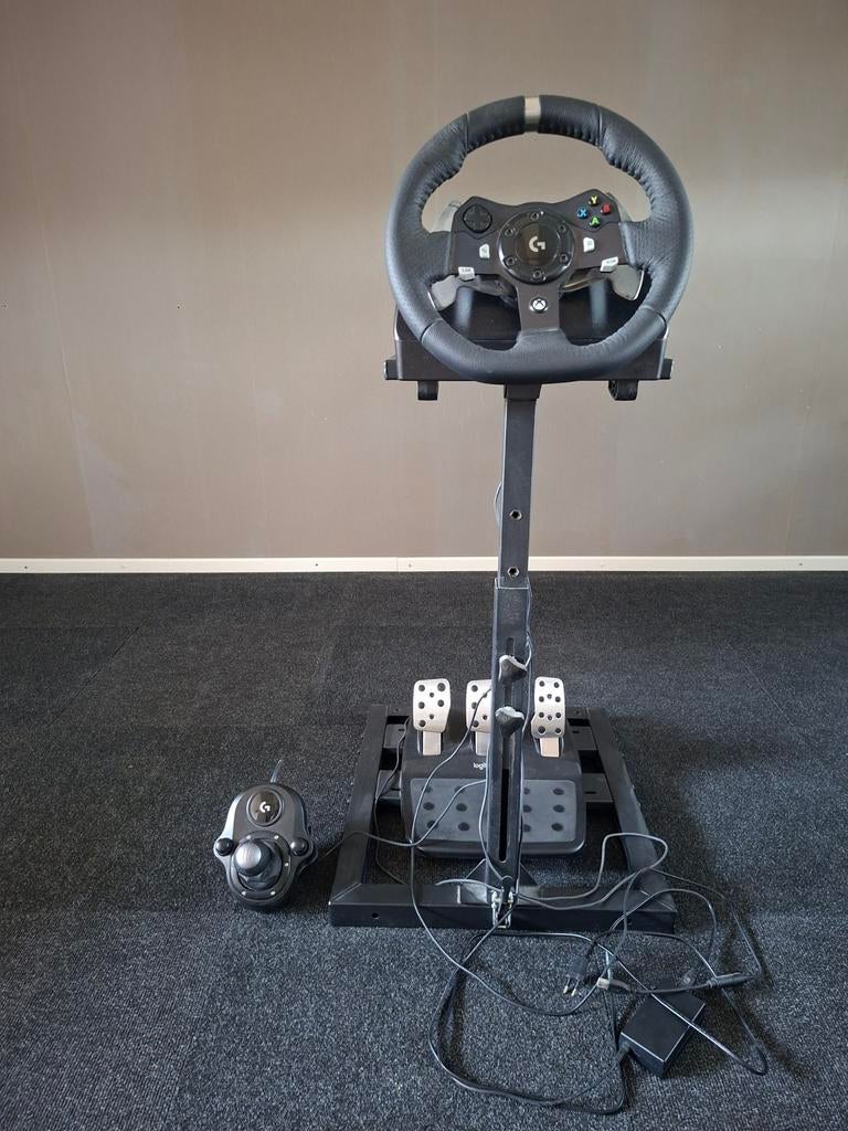 Logitech G920 racestuur + pedalen en shifter incl. standaard, Spelcomputers en Games, Ophalen