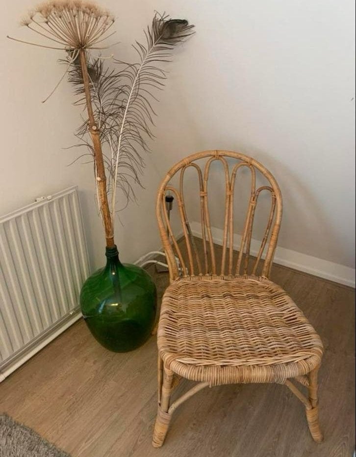 IKEA Jassa Collectie  - ontworpen door Piet Hein Eek, Huis en Inrichting, Stoelen, Gebruikt, Overige kleuren, Riet of Rotan, Ophalen of Verzenden