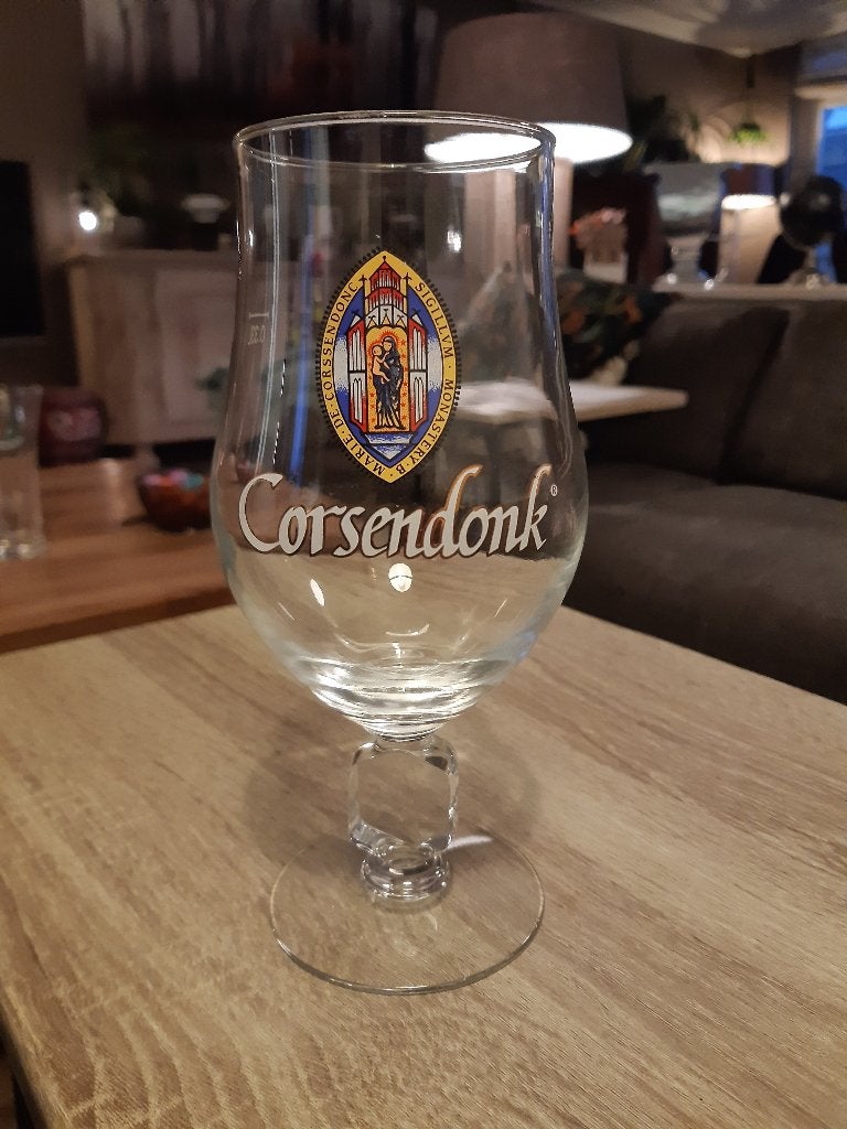 Corsendonk bierglas (Z209-24), Ophalen of Verzenden, Nieuw, Glas of Glazen, Overige merken