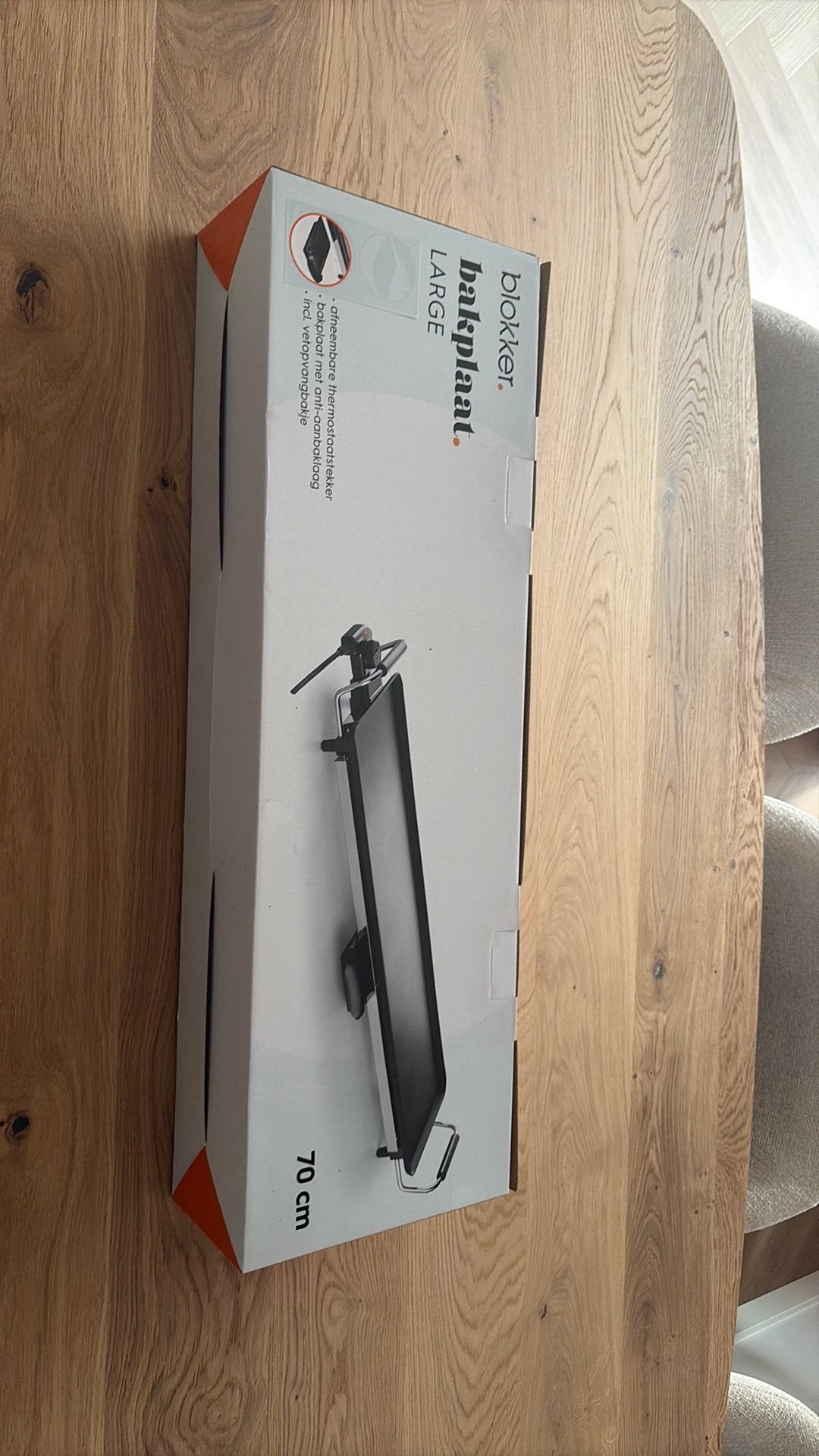 Blokker Bakplaat 70cm - nieuw, Ophalen of Verzenden, Nieuw