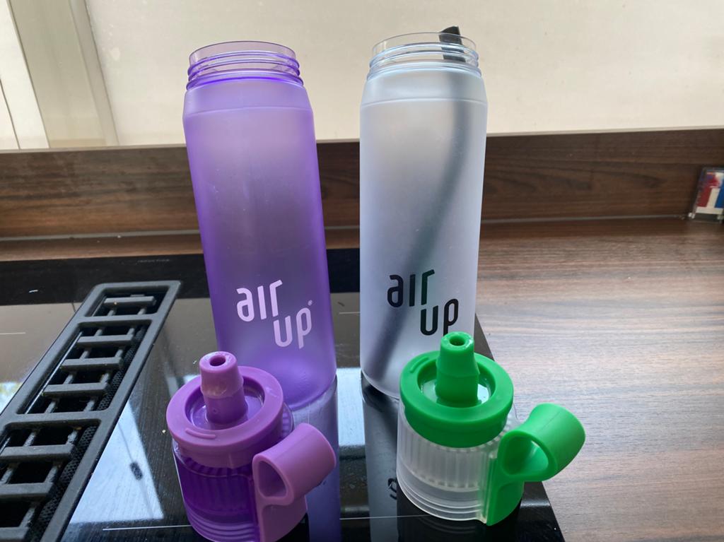 2x Air Up, Sport en Fitness, Bidons, Ophalen, Zo goed als nieuw