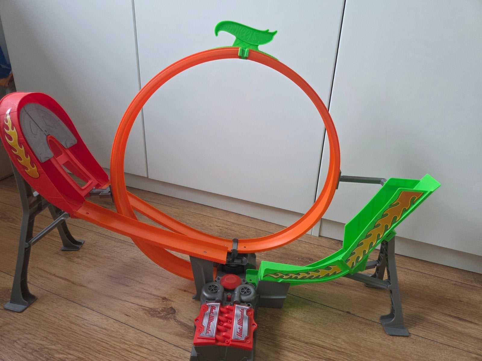 Hot Wheels baan, Kinderen en Baby's, Speelgoed | Racebanen, Ophalen of Verzenden, Zo goed als nieuw, Elektrisch, Hot Wheels