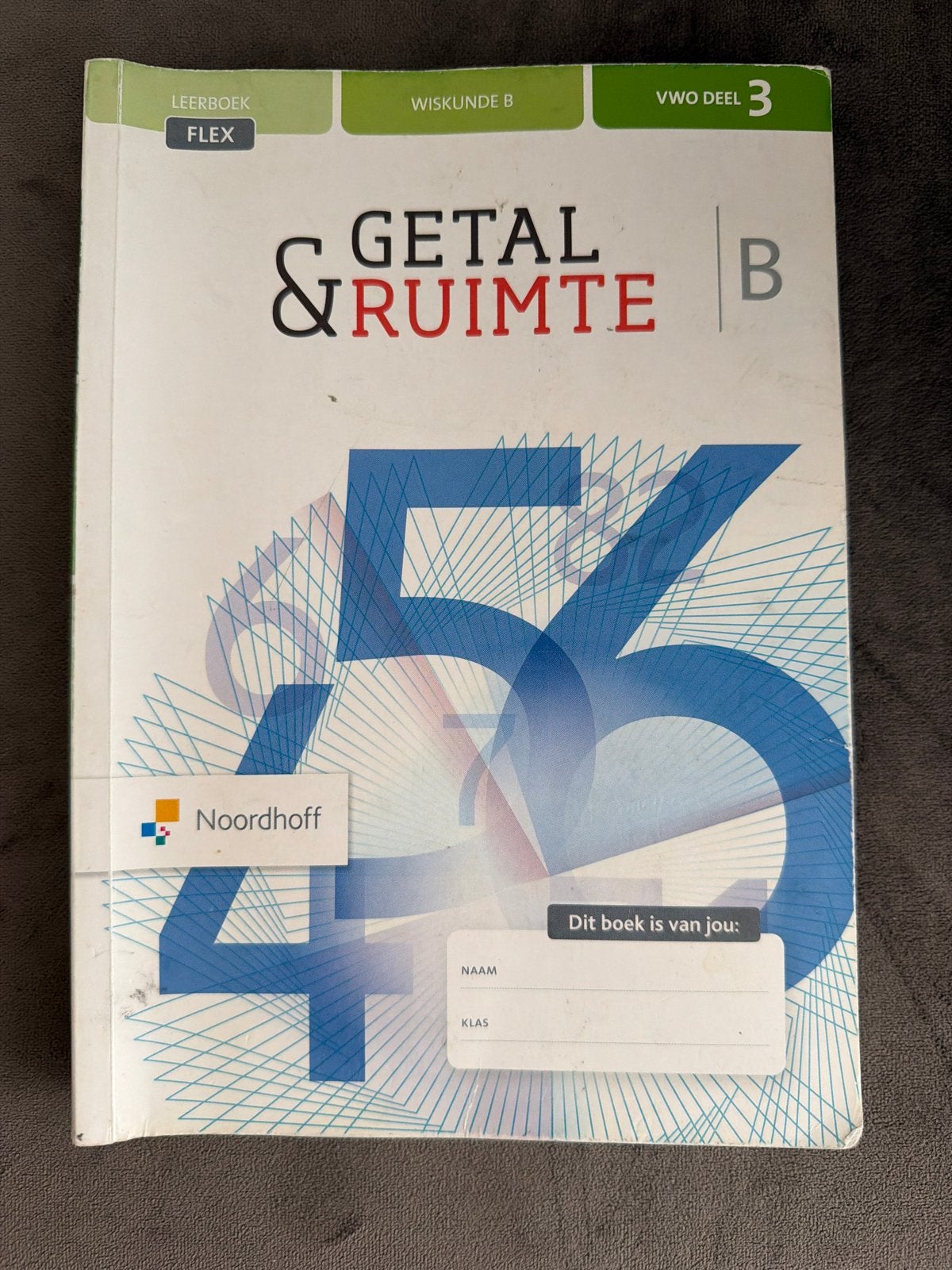 Getal & Ruimte Wiskunde B VWO Deel 3 Leerboek, Boeken, Schoolboeken, Gelezen, Wiskunde B, VWO, Ophalen of Verzenden