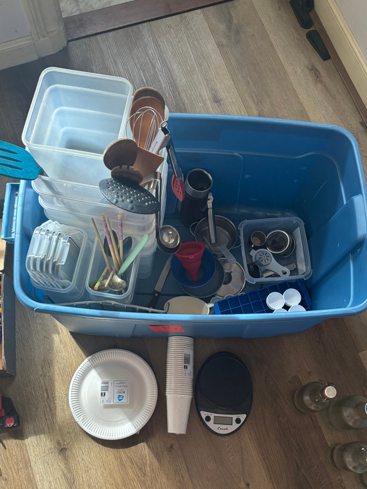 Moving out items/spullen verhuizen, Voorraadpot, Ophalen, Gebruikt