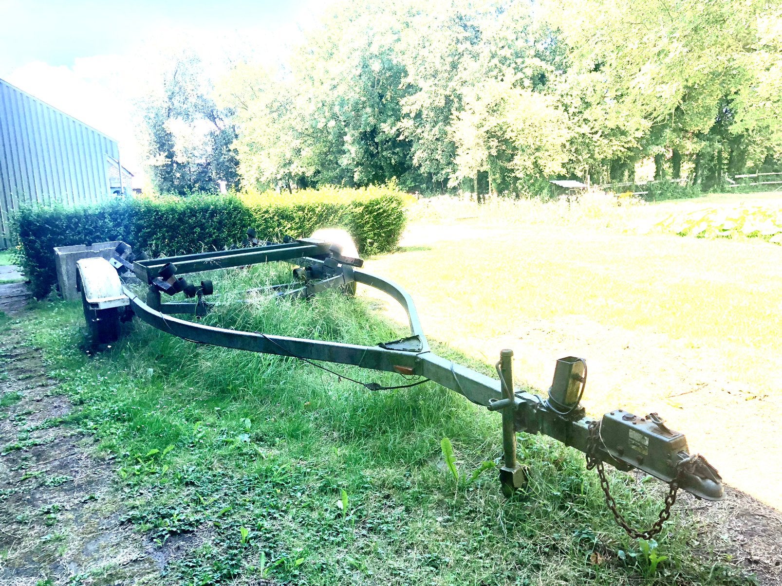 Boottrailer, trailer met elektrische lier, stallingstrailer, Ophalen, Gedragen