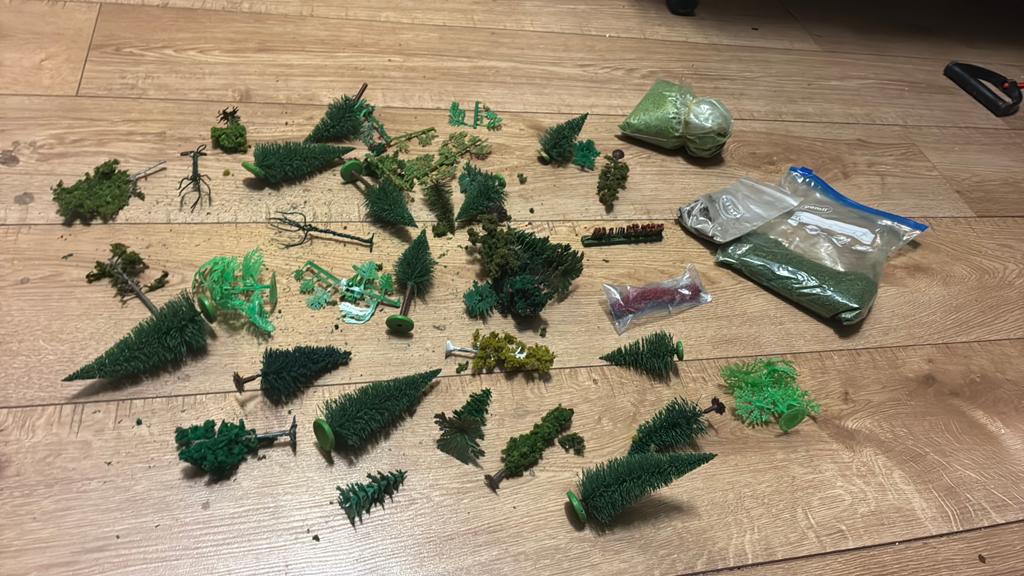 Modelspoorbaan Bomen, Ophalen of Verzenden, Gebruikt, Natuur, Overige merken
