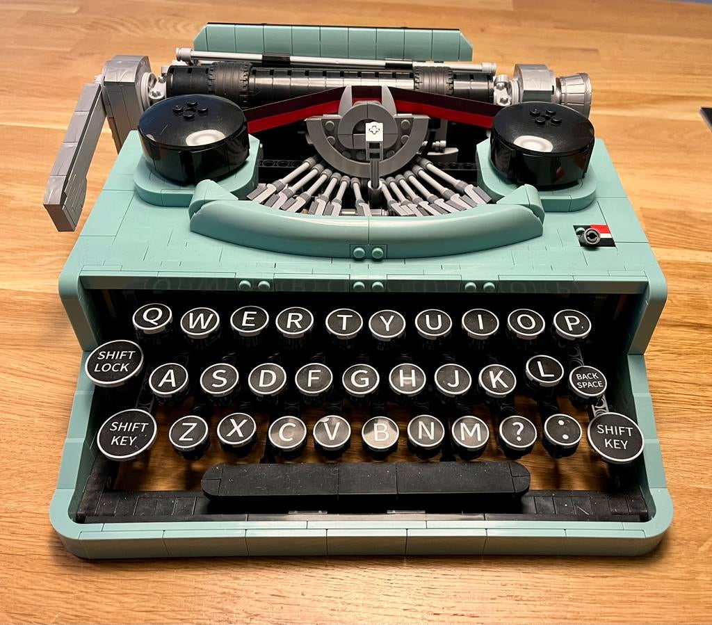 Bouwpakket typemachine retro, Ophalen, Zo goed als nieuw