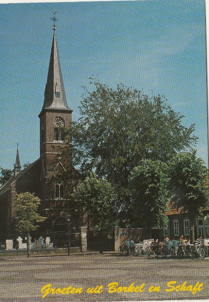 BORKEL EN SCHAFT Mgr. Kuipersplein met St. Servatius Kerk, Verzenden, 1980 tot heden, Gelopen, Noord-Brabant