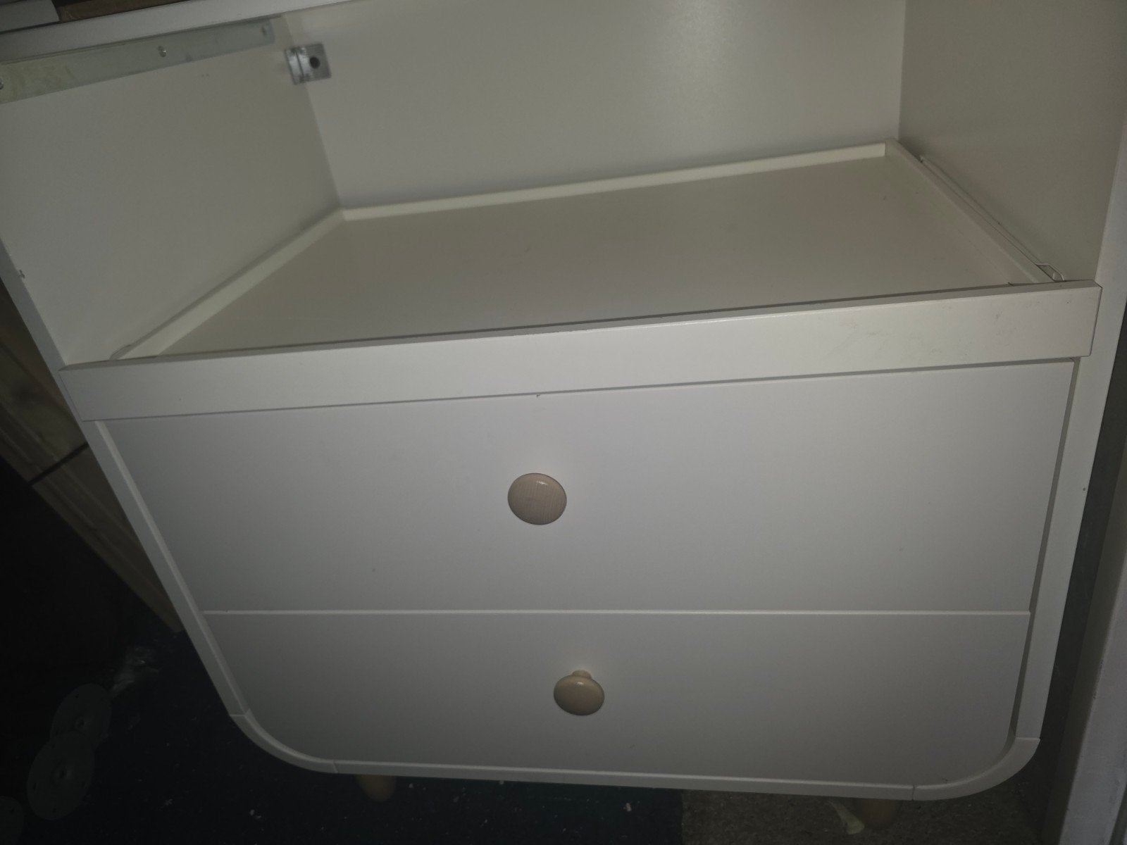 IKEA MYLLRÅ Commode met lades, wit, Ophalen, 50 tot 70 cm, Zo goed als nieuw, 75 tot 100 cm