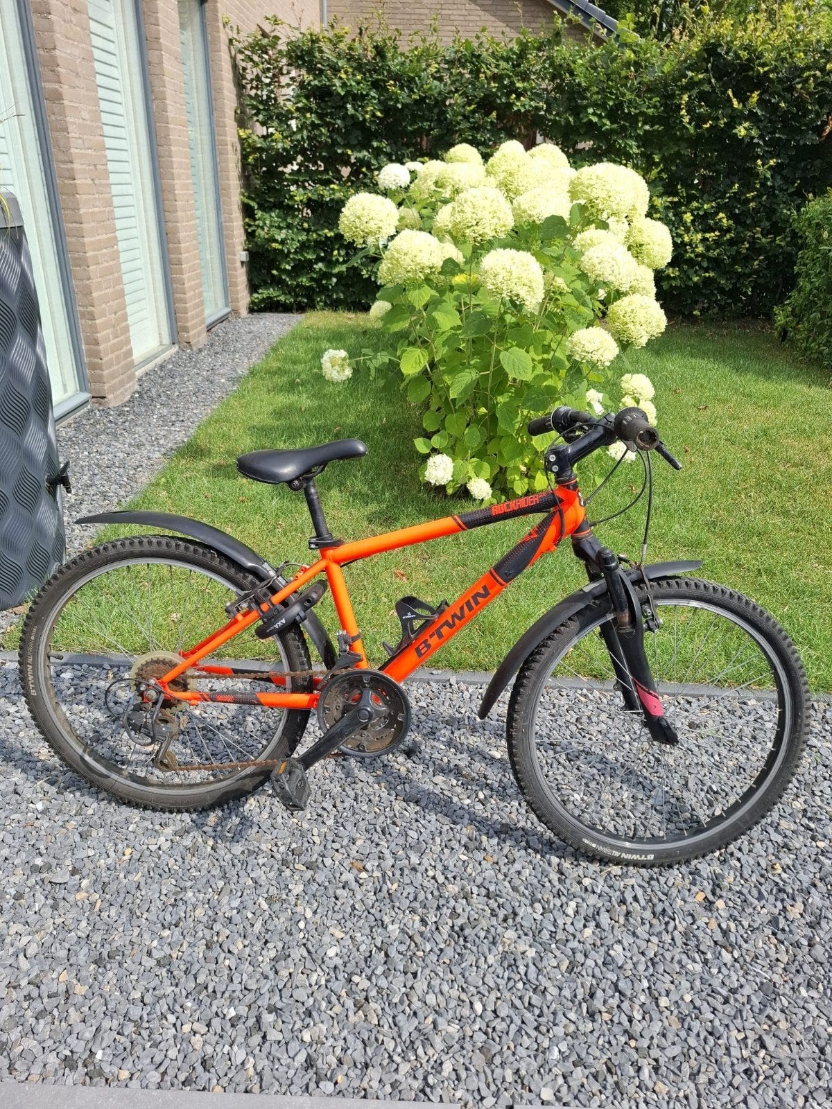 B'Twin Rockrider 24 inch kinderfiets met 18 versnellingen, Ophalen, Gebruikt, 20 inch of meer, B'Twin