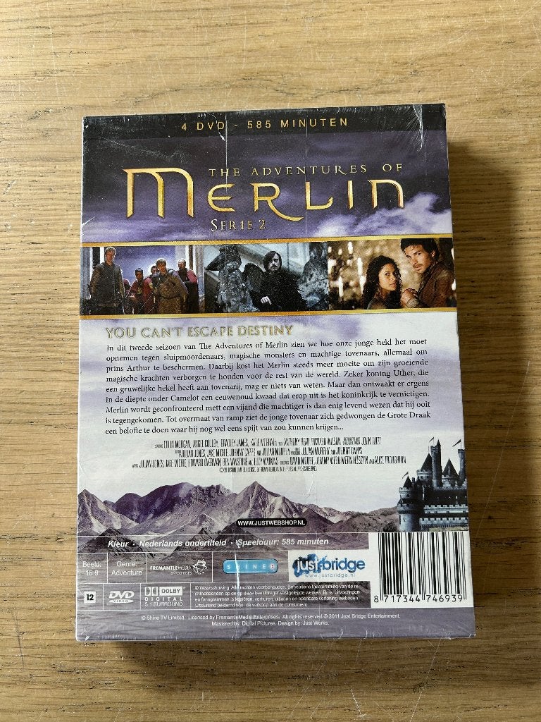 NIEUW | DVD The Adventures of Merlin Serie 2, Cd's en Dvd's, Vanaf 16 jaar, Ophalen of Verzenden, Nieuw in verpakking
