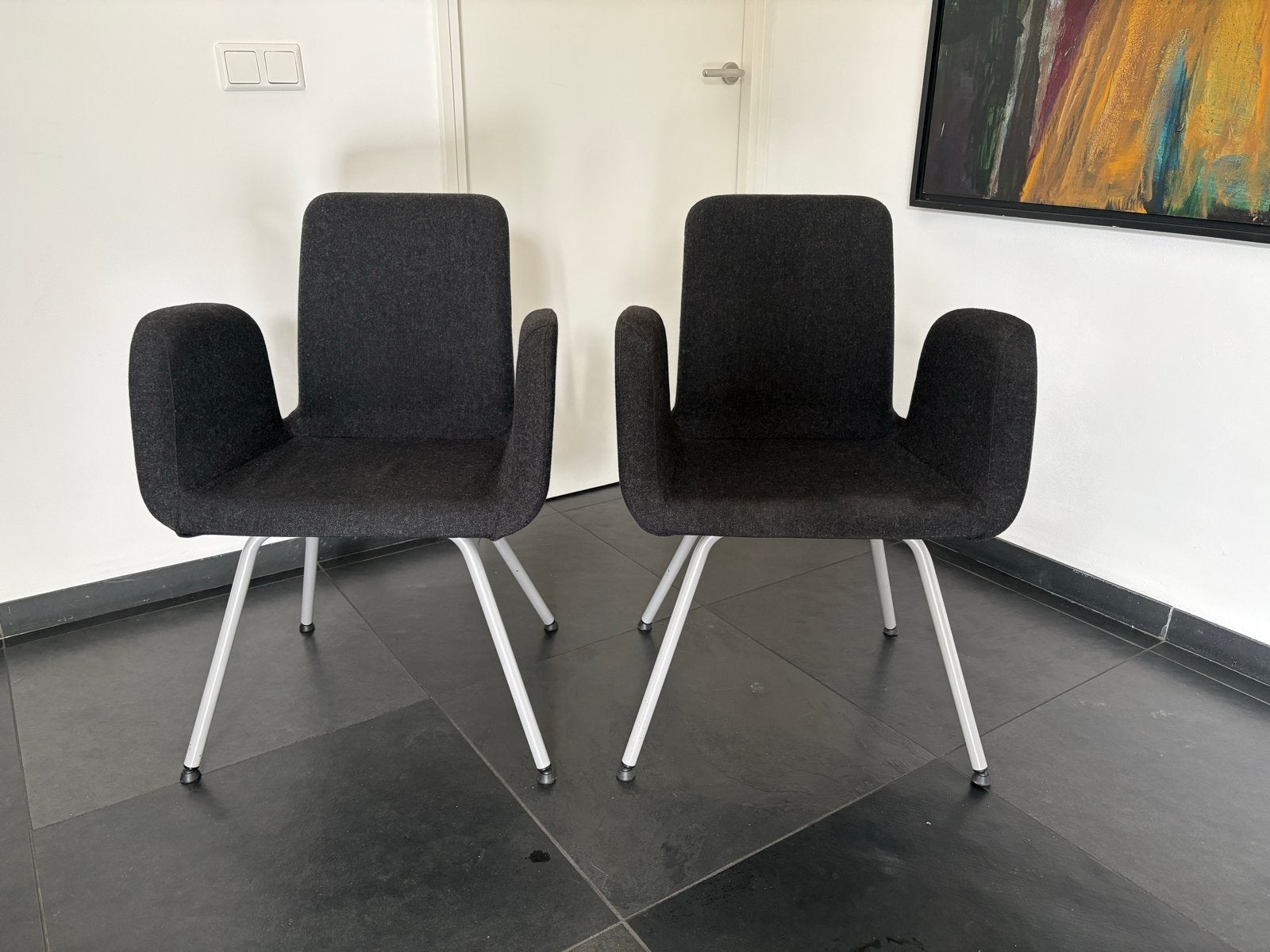 IKEA Patrik stoelen - 2 stuks, Ophalen, Gebruikt, Twee, Stof