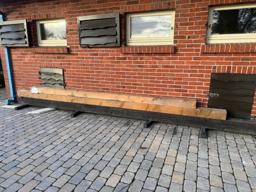 Douglas balken nieuw, Ophalen of Verzenden, Zo goed als nieuw, 250 cm of meer, Balken
