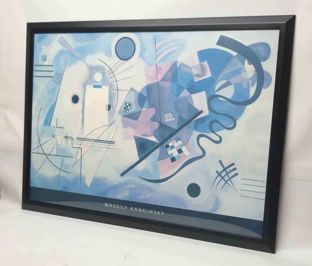 Lijst met poster, Wassily Kandinsky, 108x78x1,5 cm, Ophalen, Gebruikt, Met lijst, Rechthoekig Liggend