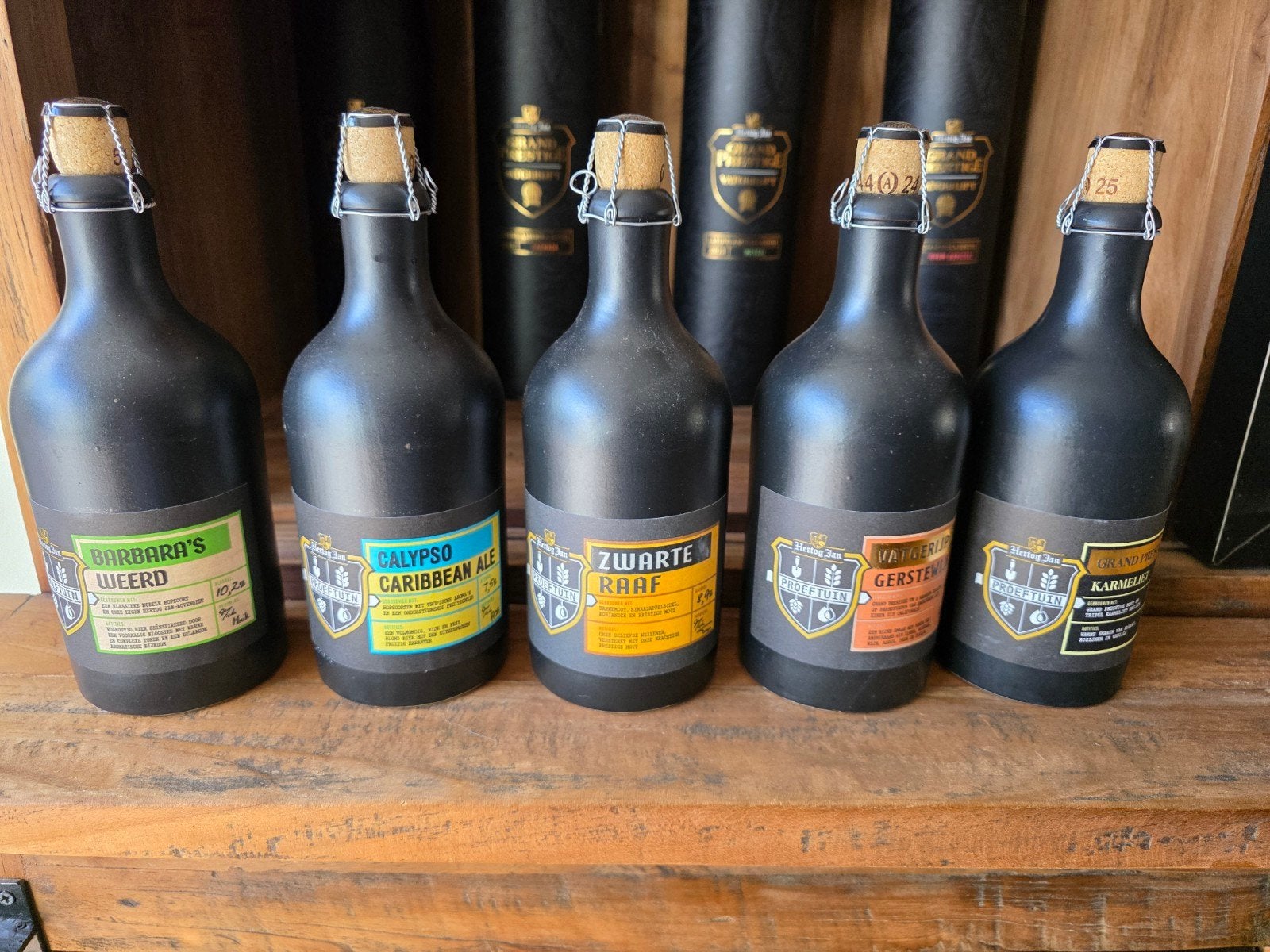 5 x Hertog Jan Proeftuin, Verzamelen, Biermerken, Ophalen of Verzenden, Zo goed als nieuw, Flesje(s), Hertog Jan