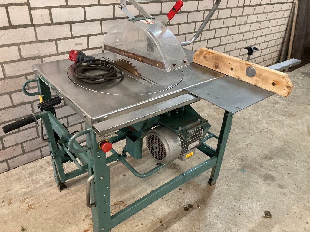 gjerde zaagtafel bouwzaag 380 volt, Ophalen, Cirkelzaag, 70 mm of meer, Zo goed als nieuw