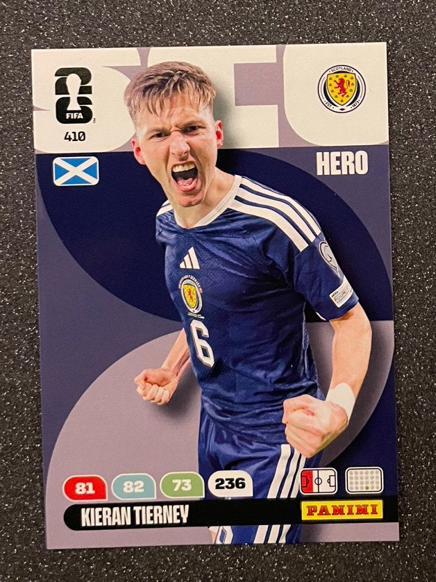 Panini WORLD CUP 2026    TIERNEY    SCOTLAND, Verzenden, Zo goed als nieuw, Plaatje