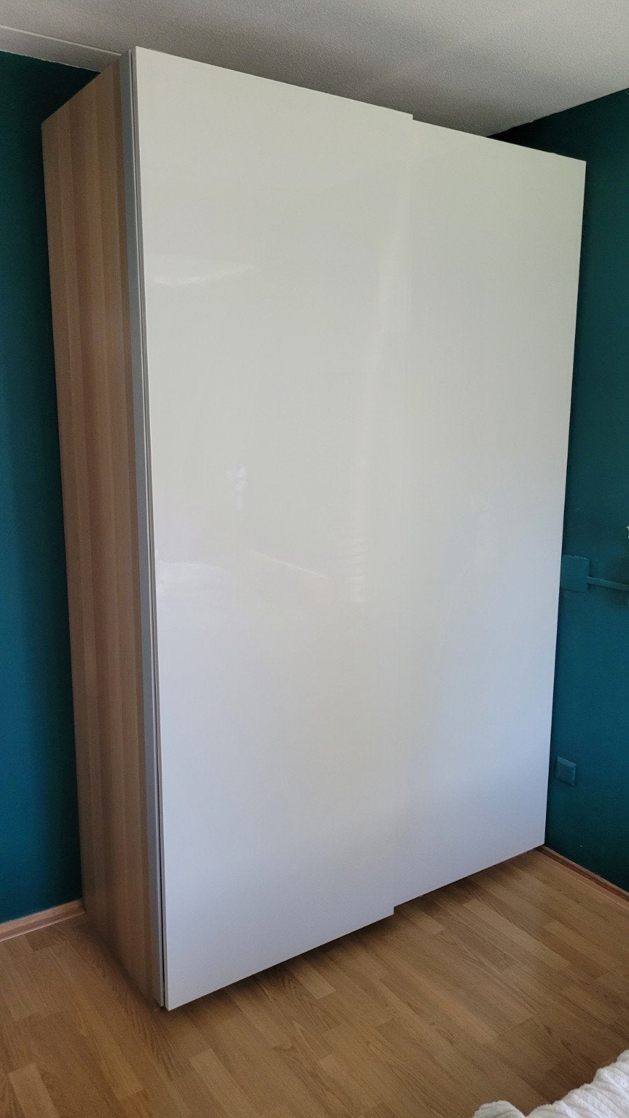 IKEA PAX Kledingkast met FORSAND deuren (wit/eiken), Ophalen of Verzenden