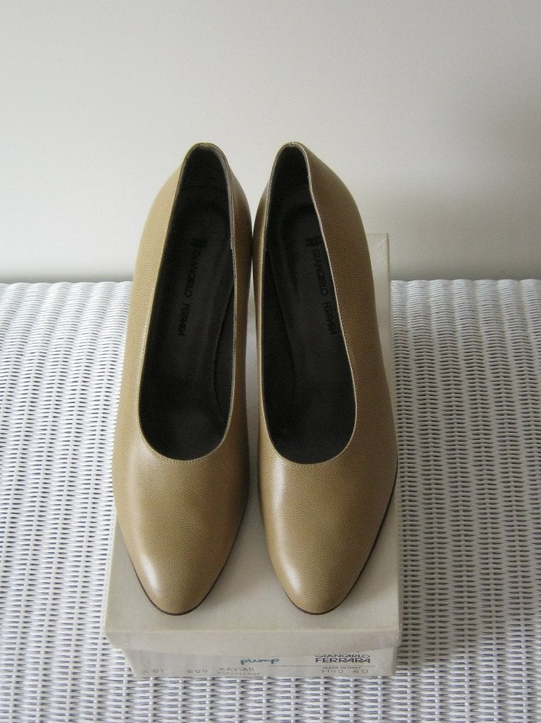 NIEUWE Italiaanse leren pumps van Giancarlo Ferrara, maat 40, Pumps, Nieuw, Ophalen of Verzenden, Giancarlo Ferrara