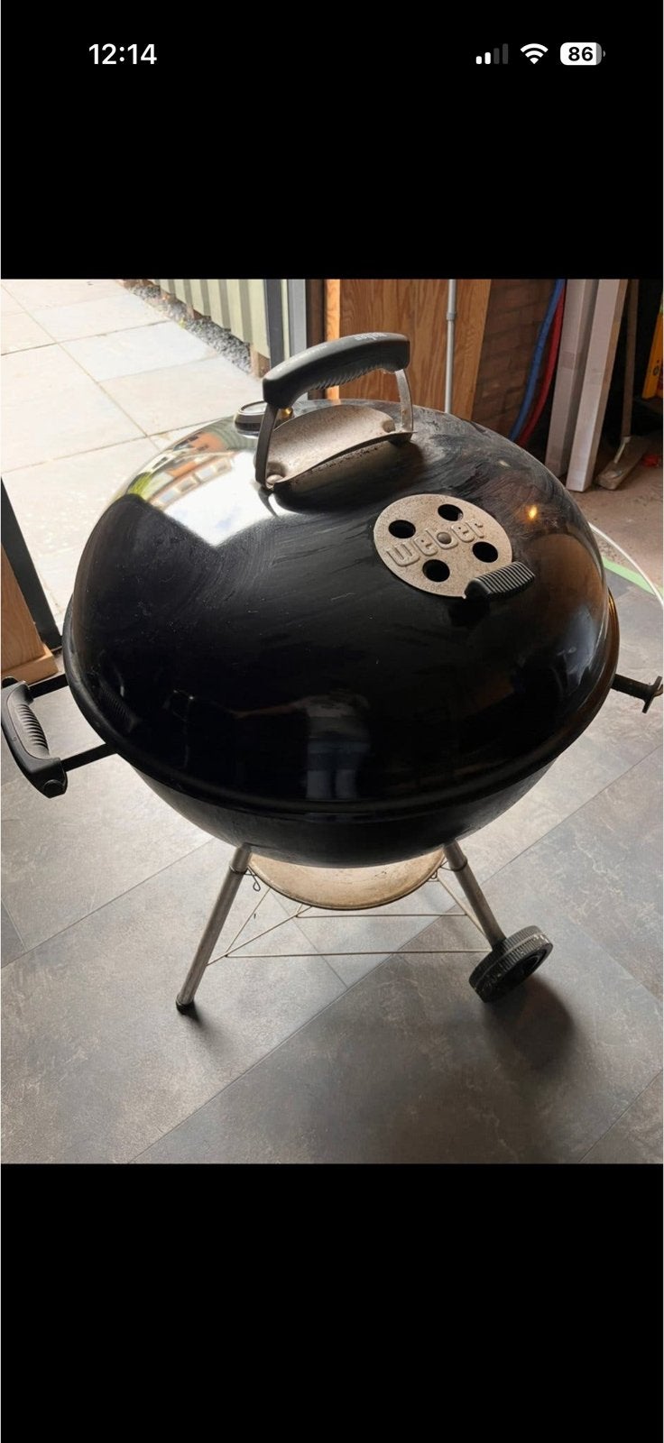 Weber BBQ - Zwart, Gebruikt, Ophalen of Verzenden, Gebruikt