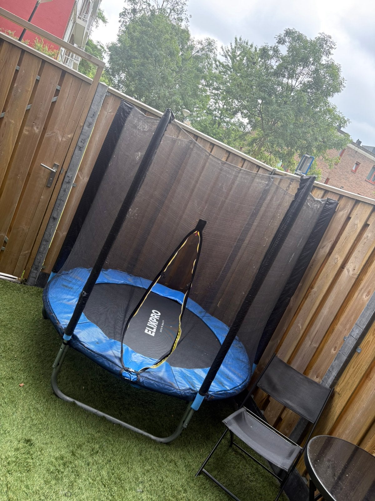 ElixPro Trampoline - Inclusief veiligheidsnet  244cm, Ophalen of Verzenden, Zo goed als nieuw