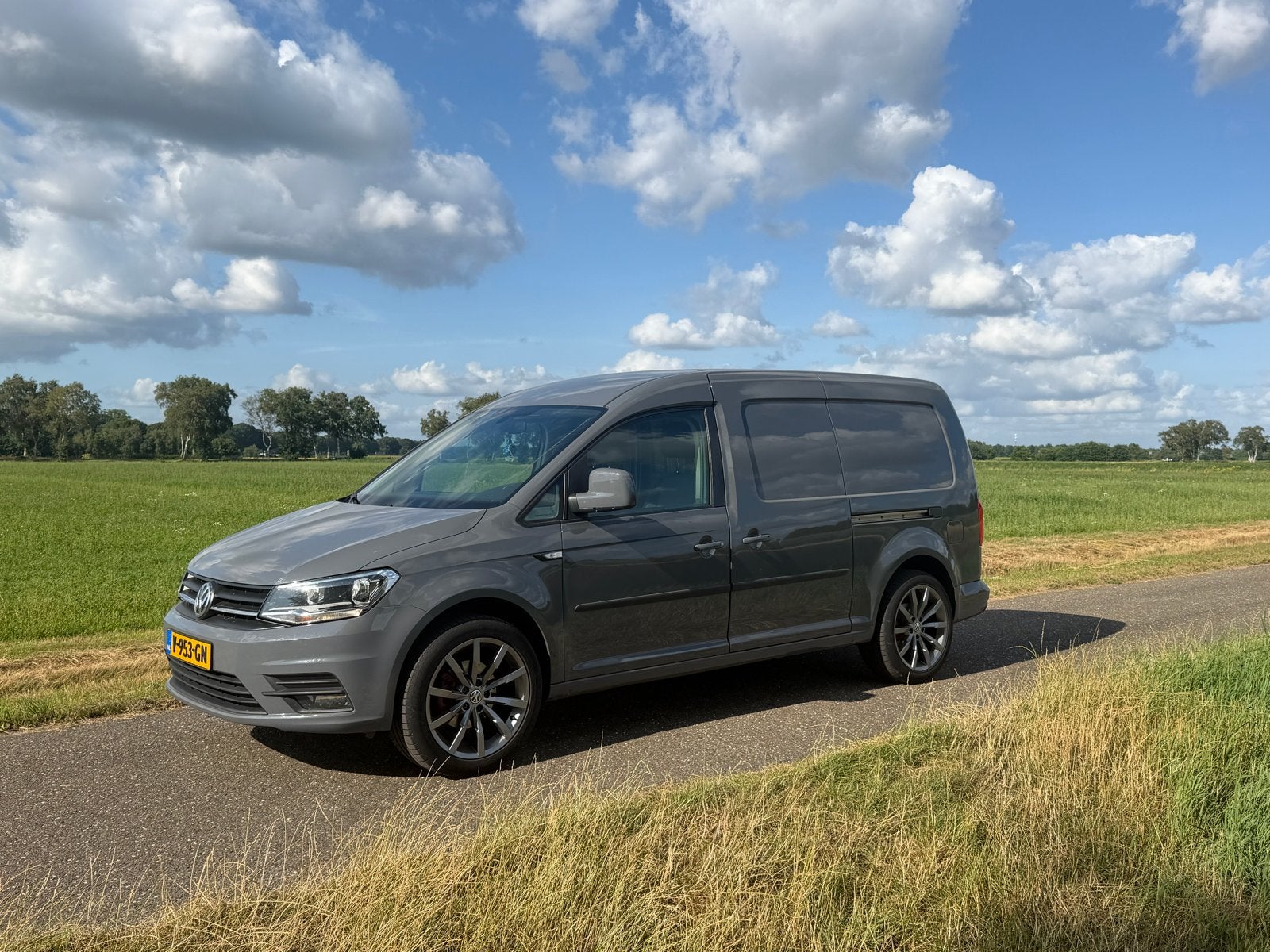 Volkswagen Caddy 2.0 TDI 75KW 2017, Auto's, Bestelauto's, Stof, 4 cilinders, Volkswagen, Zilver of Grijs