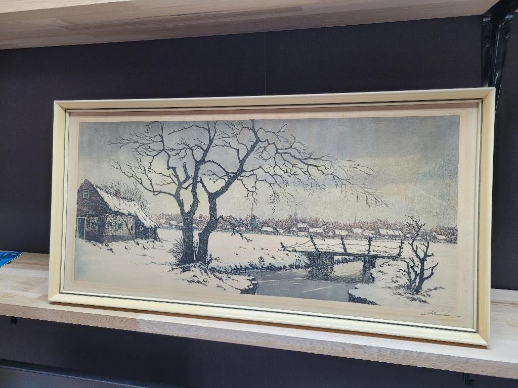 Antoon van Hemert | Winter in Holland, Ophalen of Verzenden